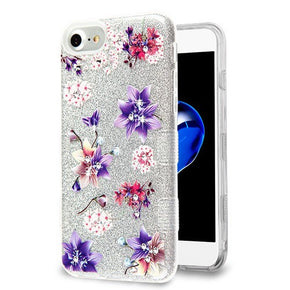 iPhone 8/7/6 Glitter TPU Design Case Cover