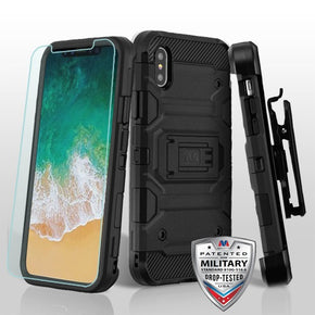 Apple iPhone Xs/X Hybrid  Holster Combo Clip Case Cover