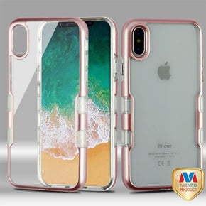 Apple iPhone XS/X Hybrid Metallic Case Cover