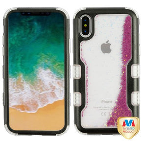 Apple iPhone XS/X Hybrid Glitter Case Cover