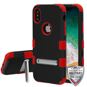 Apple iPhone XS/X Hybrid TUFF Kickstand Case Cover