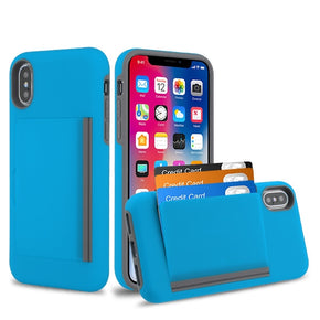 Apple iPhone XS Plus Hybrid Card Case Cover