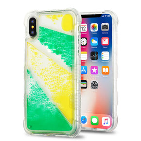 iPhone X Hybrid Glitter/Oil Case