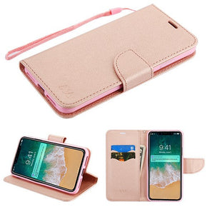 Apple iPhone XS Max Liner MyJacket Wallet Case - Rose Gold/Rose Gold