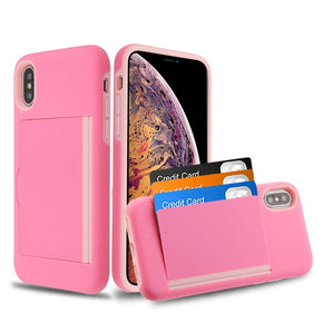 Apple iPhone Xs Plus Hybrid Card Case Cover