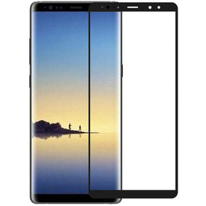 Samsung Galaxy Note 8 Full Screen Coverage Tempered Glass Screen Protector - Black