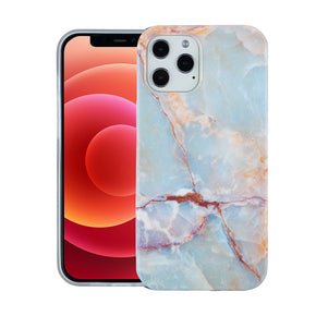 Apple iPhone 12 / 12 Pro (6.1) Matte Design Hard TPU Case - Godly Marble