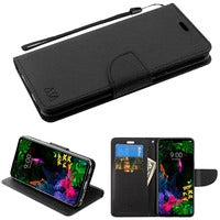 LG G8 Solid Wallet Case Cover
