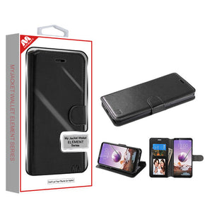 LG Stylo 5 Element Series Wallet Case - Black