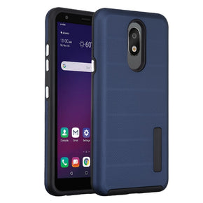 LG Escape Plus Textured Dotted Hybrid Case Cover