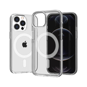 Apple iPhone 14 Plus (6.7) Magsafe Sturdy Transparent Hybrid Case - Clear