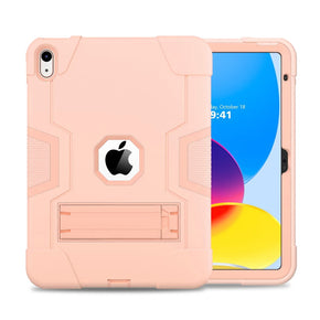 Apple iPad 10.9 (2022) Symbiosis Stand Protector Cover - Rose Gold / Rose Gold