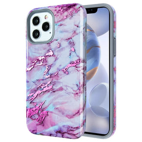 Apple iPhone 12/ 12 Pro (6.1) Hybrid Marbling Case Cover
