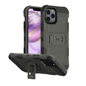 Apple iPhone 12 Pro Max (6.7) Storm Tank Hybrid Protector Case - Grey / Black