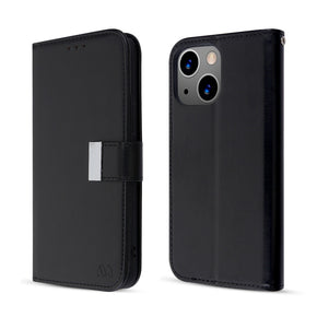 Apple iPhone 13 mini (5.4) Xtra Series Wallet Case - Black/Black