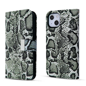 Apple iPhone 13 (6.1) Xtra Series Tri-Fold Wallet Case (with RFID Blocking) - Python