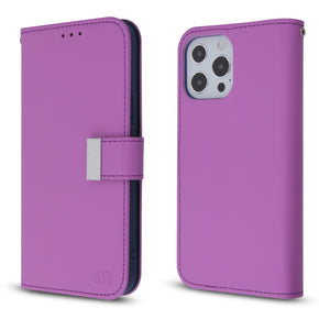 Apple iPhone 13 Pro Max (6.7) Xtra Series Wallet Case - Purple/Dark Blue