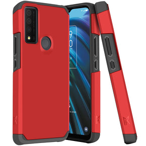 TCL 30 XE Slim Hybrid Case - Red