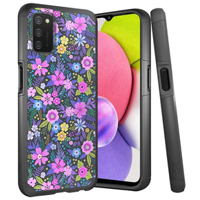 Samsung Galaxy A03s Slim Design Hybrid Case - Mystical Floral Bloom