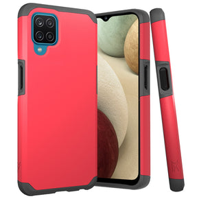 Samsung Galaxy A12 5G Slim Hybrid Case - Red
