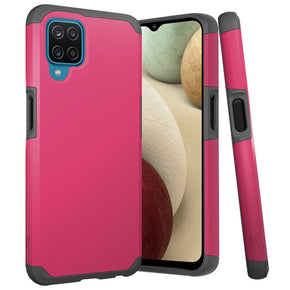 Samsung Galaxy A12 5G Slim Hybrid Case - Dark Pink
