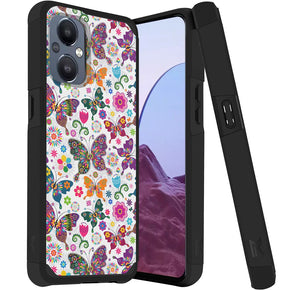 OnePlus Nord N20 5G Slim Hybrid Case - Harmonious Butterfly Floral
