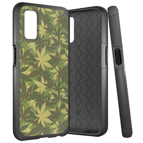 T-Mobile REVVL V Slim Design Hybrid Case - Camouflage Herb Plant