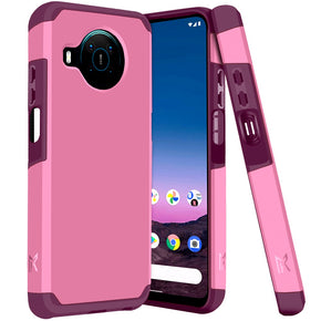 Nokia X100 Slim Hybrid Case - Light Pink
