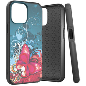 Apple iPhone 13 Pro Max (6.7) Slim Hybrid Case - Butterfly Bliss