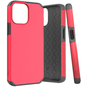 Apple iPhone 13 Pro Max (6.7) Slim Hybrid Case - Red