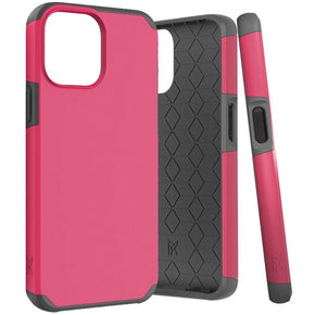 Apple iPhone 13 Pro Max (6.7) Slim Hybrid Case - Dark Pink