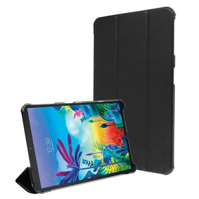 LG G Pad 5 10.1 Smart Cover Slim Trifold Folio Stand Case - Black