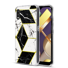 Lg K22 Slim TPU Marble Design Phone Cover