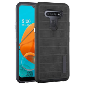 LG K51 Dotted Texture Hybrid Case Cover