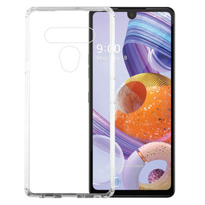 LG Stylo 6 Clear Gummy Case Cover