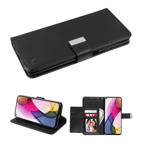 Motorola Moto G Stylus (2021) Xtra Series Wallet Case - Black / Black