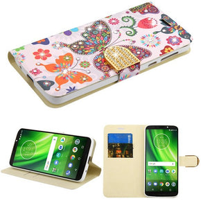Motorola G6 Play Wallet Design Case Cover