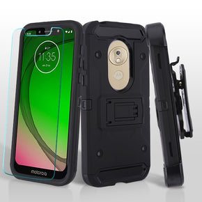 Motorola Moto G7 Play Hybrid Holster Clip Case cover