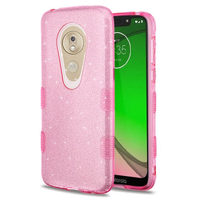 Motorola Moto G7 Play Gradient Glitter Case Cover