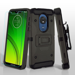 Motorola Moto G7 Power Hybrid Holster  Case Cover