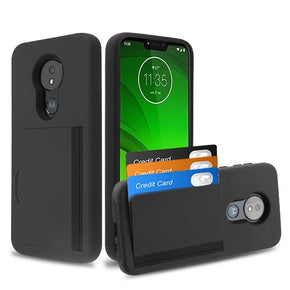 Motorola Moto G7 Power Hybrid Card Holder Case Cover