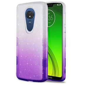 Motorola Moto G7 Power TUFF Grandient Glitter Case Cover