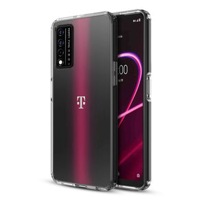 T-Mobile REVVL V+ 5G Sturdy Gummy Cover - Transparent Clear