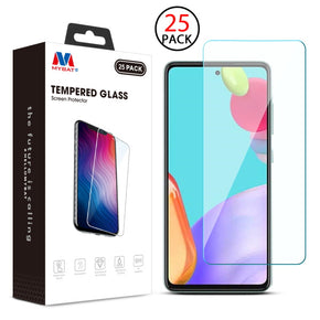 Samsung Galaxy A72 5G Tempered Glass Screen Protector (2.5D)(25-pack) - Clear