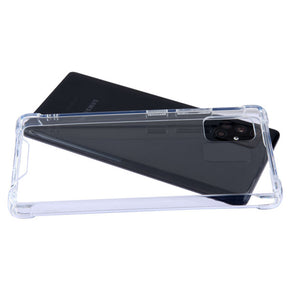 Samsung Galaxy A71 Transparent Hybrid Case Cover