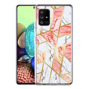 Samsung Galaxy A71 5G Electroplated Design Fusion Protector Cover