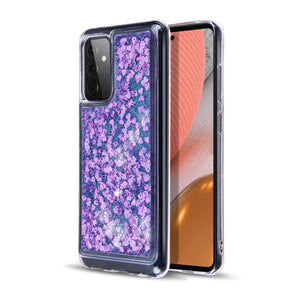 Samsung Galaxy A72 (5G) Hybrid Glitter Motion hybrid Case Cover