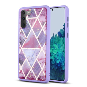 Samsung Galaxy S21 Hybrid TPU Marble Design Case Cover