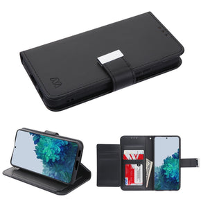 Samsung Galaxy S22 Xtra Series Tri-Fold Wallet Case - Black