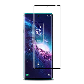 TCL 20 Pro 5G Full Coverage Tempered Glass Screen Protector - Black